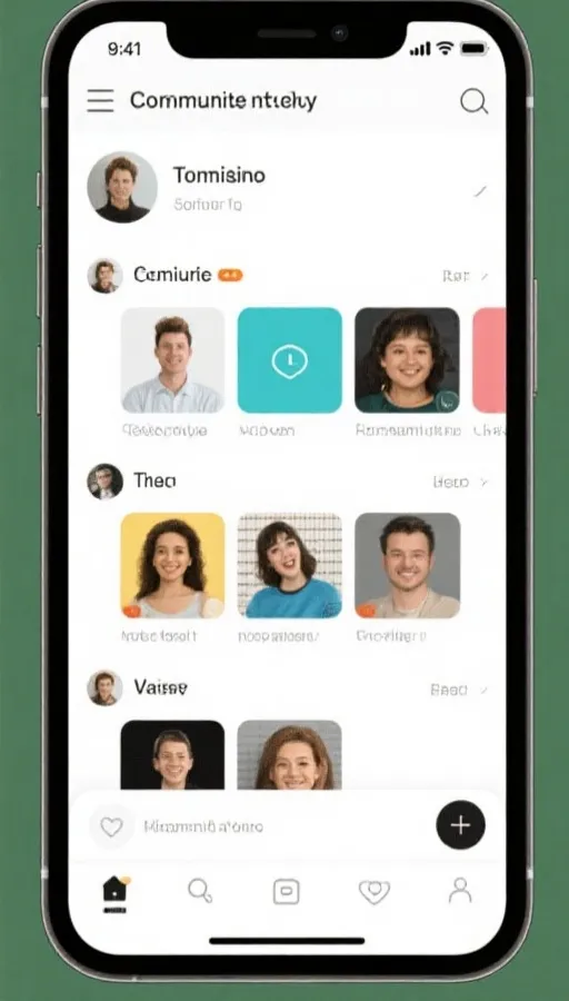 App截图3 - 社区互动界面