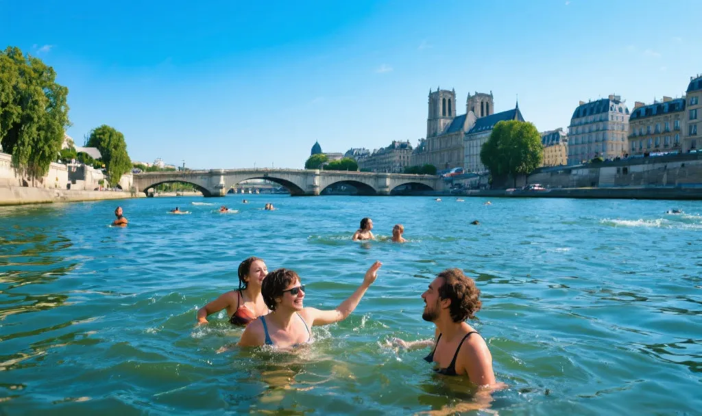 塞纳河的呼吸：百年后，巴黎人重拾水中自由